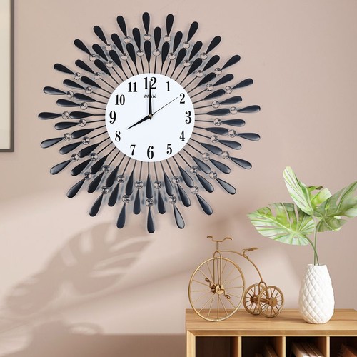 Luxury large wall clock - luxury, 3d